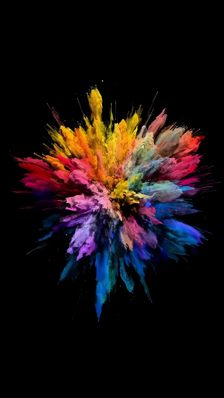Vibrant Color Explosion Animated Background