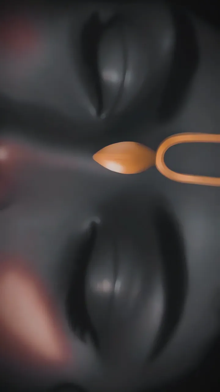Shiva Face With Wooden Trishul And Dark Aura
