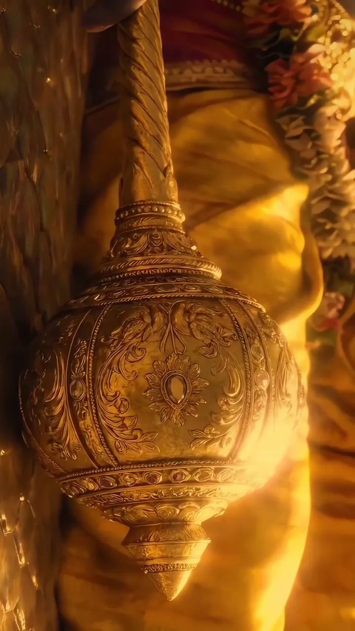 Divine Vishnu Blessings With Ornate Sudarshana Chakra