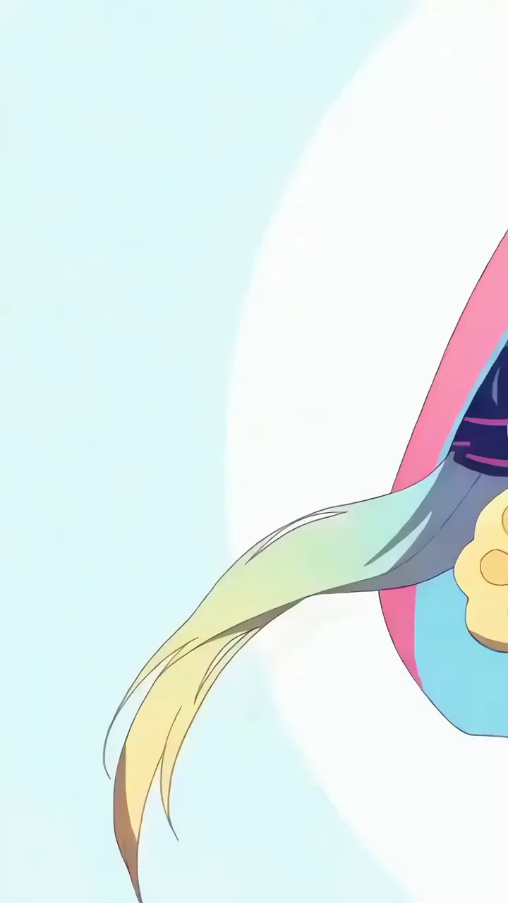 Rainbow Dash Flying With Glowing Mane And Pastel Sky