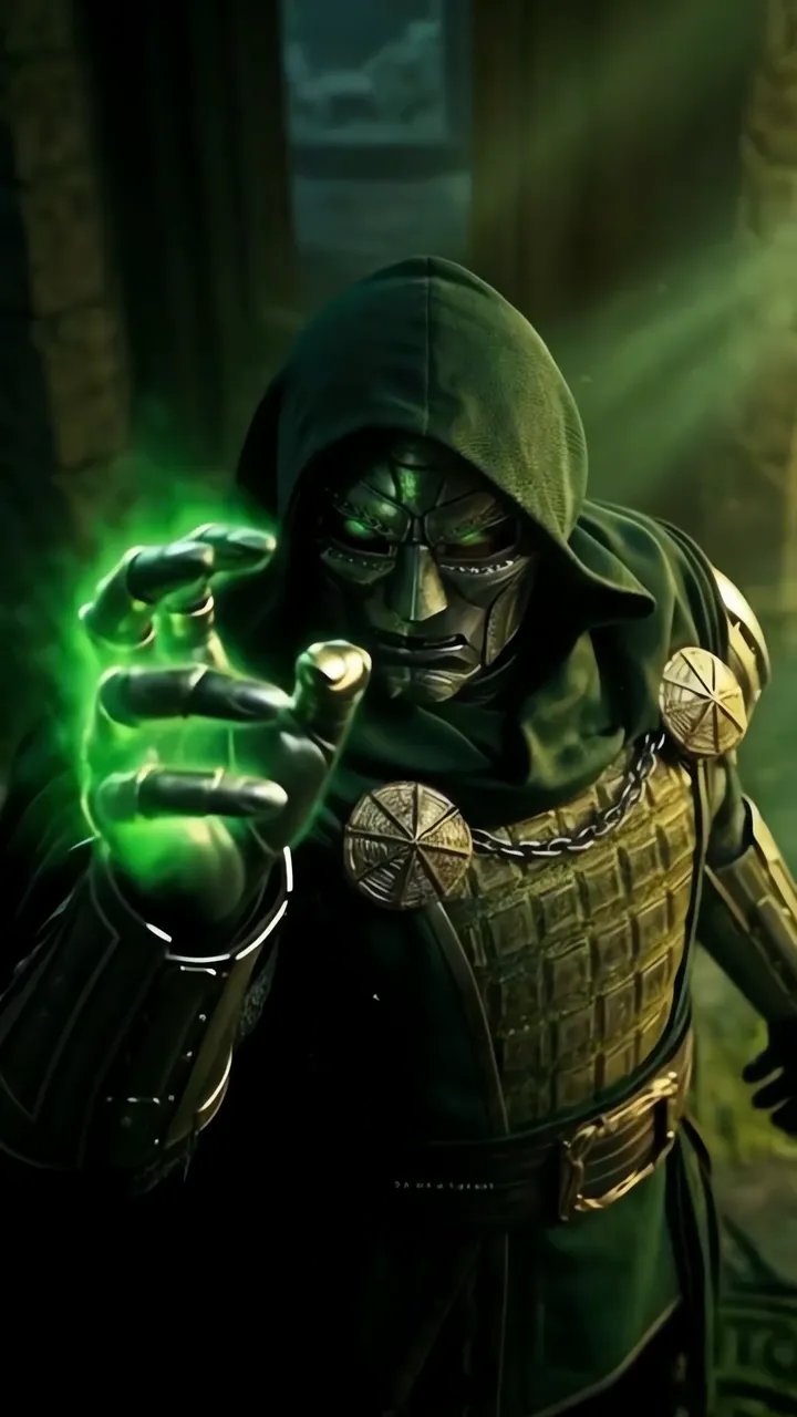Doctor Doom MCU Doomsday Green Energy Hand