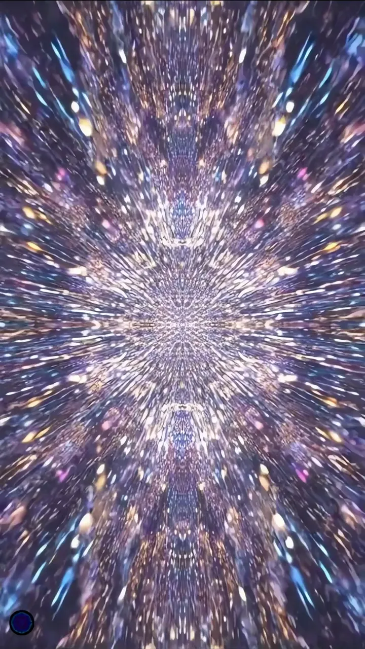 Sacred Geometry Fractal Universe With Trippy Energy Art
