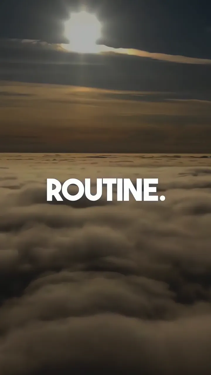 Above Clouds Sunrise Routine Motivation Live Wallpaper