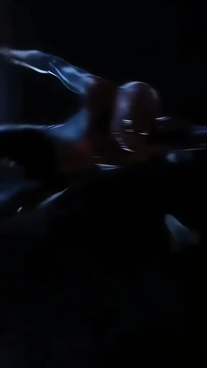 Spider-Man Web Slinging Dark Night Action Scene