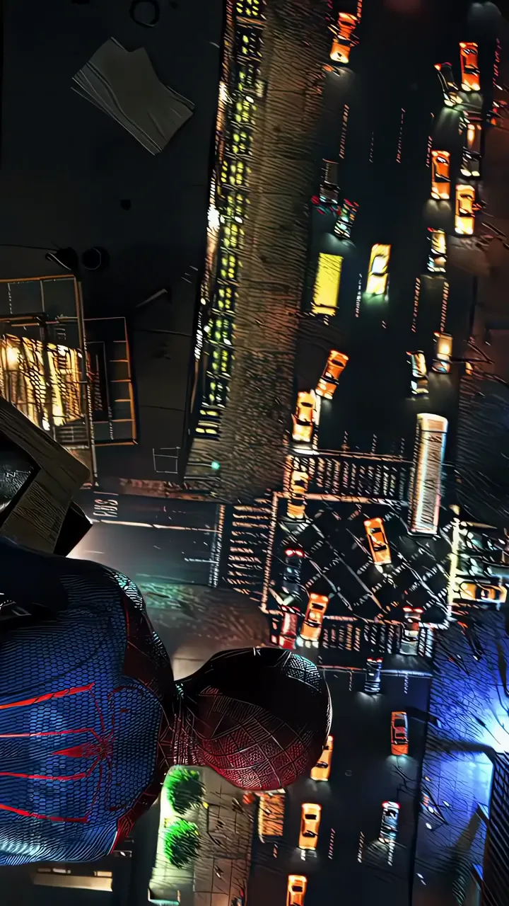 Spider-Man Miles Morales Night City Swing