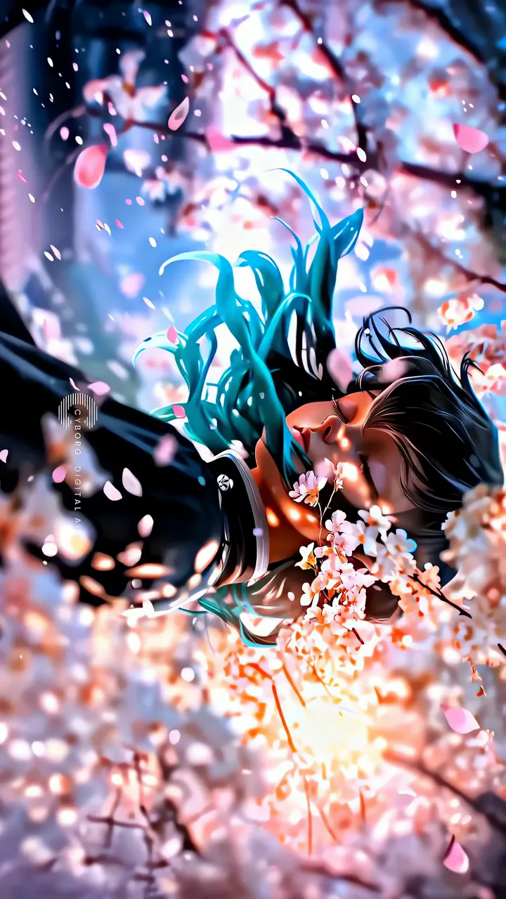 Muichirou Tokitou Cherry Blossom Anime Scene