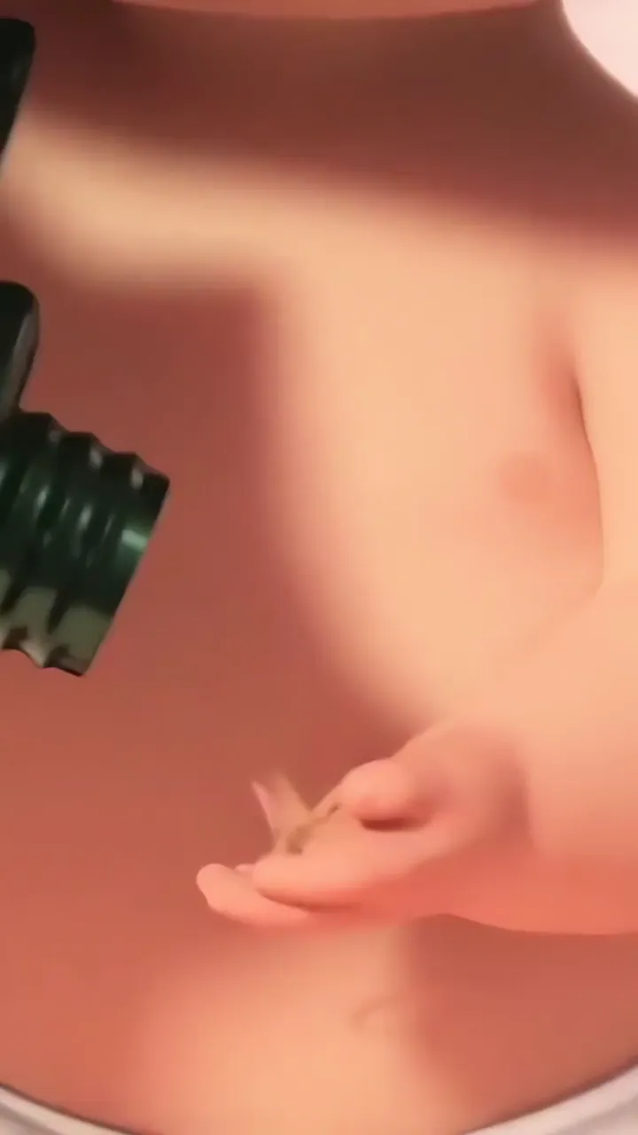 Baby Boss Pouring Honey Into Hand Animated Scene