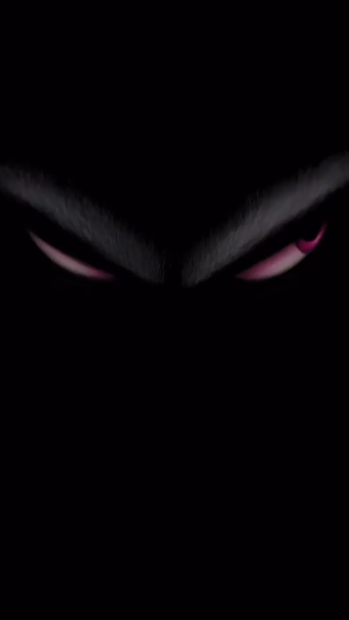 Spooky Pink Eyes Horror Monster Face Live Wallpaper