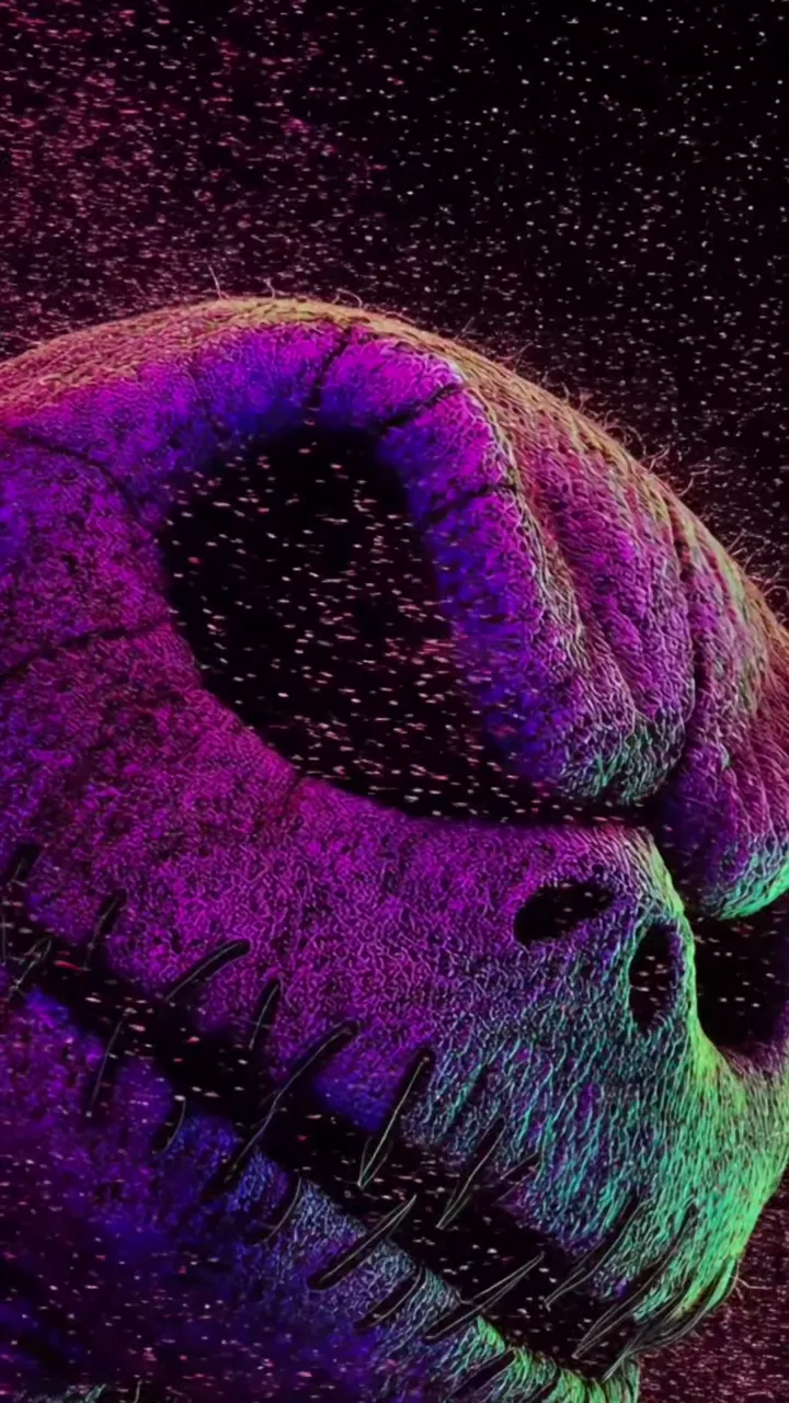 Oogie Boogie Ultra Experience With Neon Purple And Green Glow
