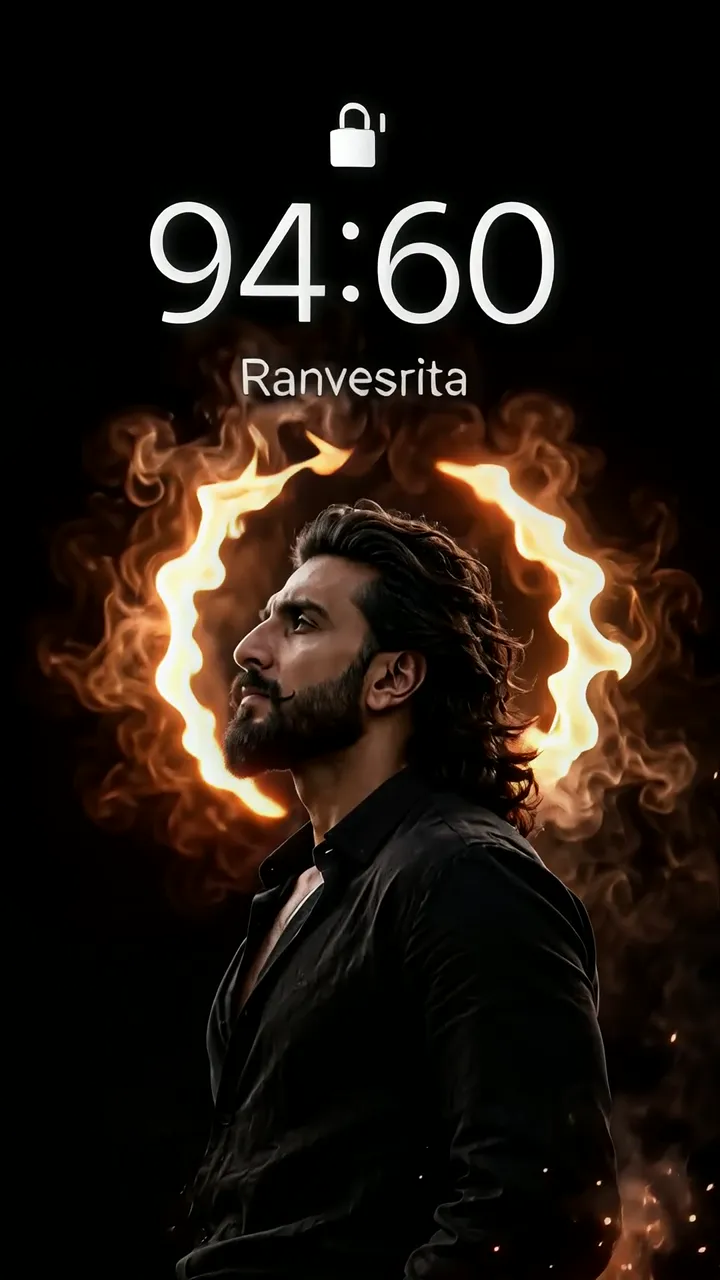 Ranvesrita Dark Flame Animated Lock Screen