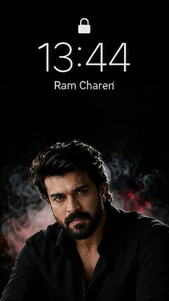 Ram Charan Intense Black Smoke Live Wallpaper