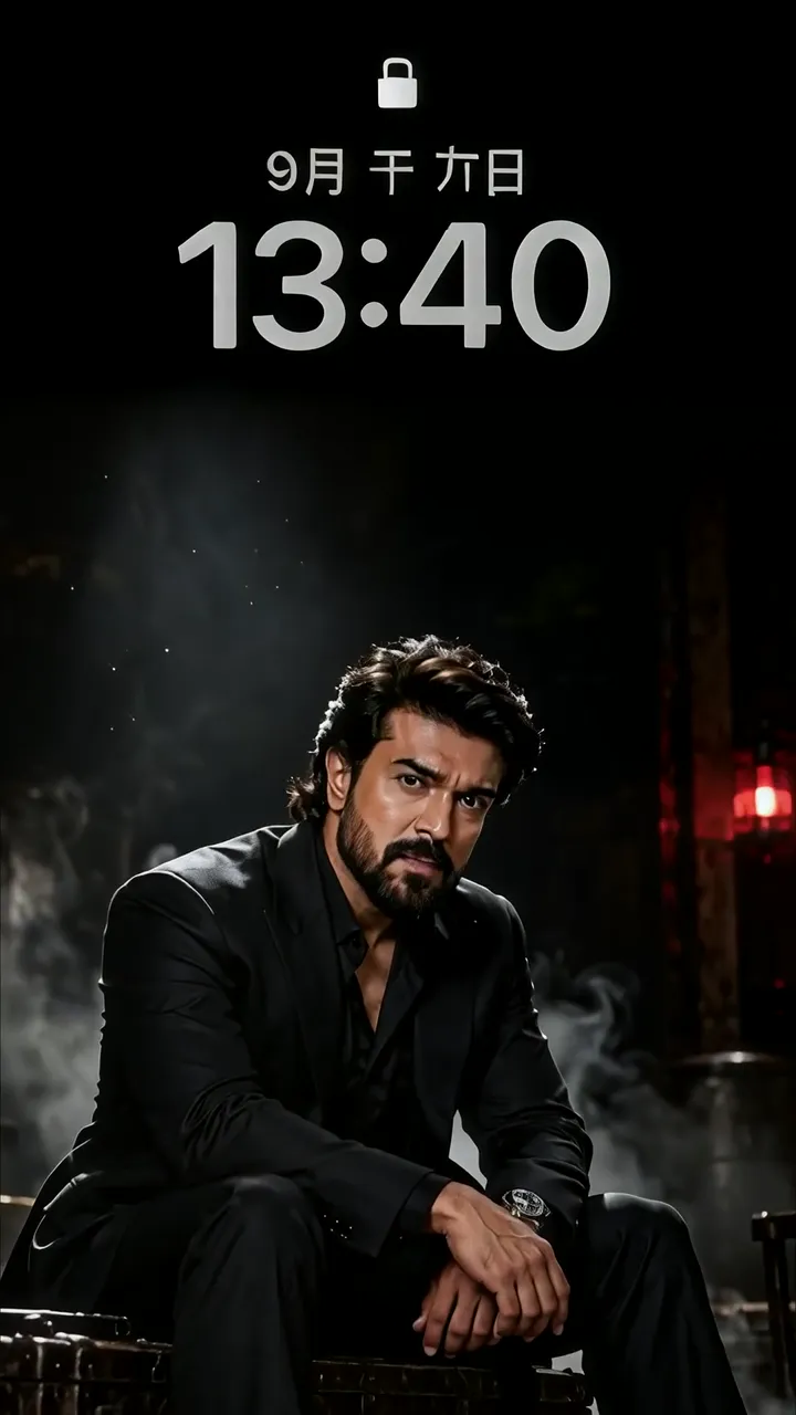 Rajinikanth Dark Suit Smoking Mood Live Wallpaper