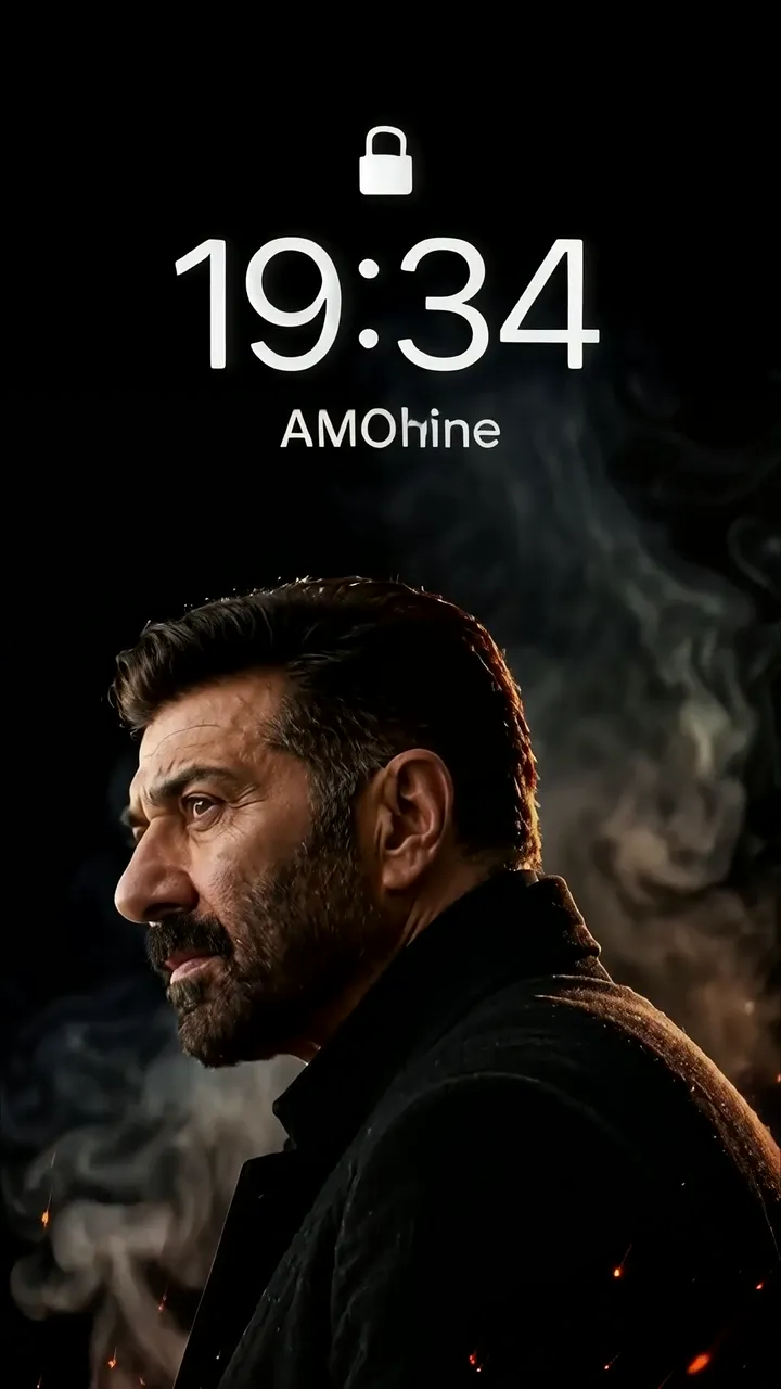 AMOOhine Dark Smoke And Fire Animated Lock Screen