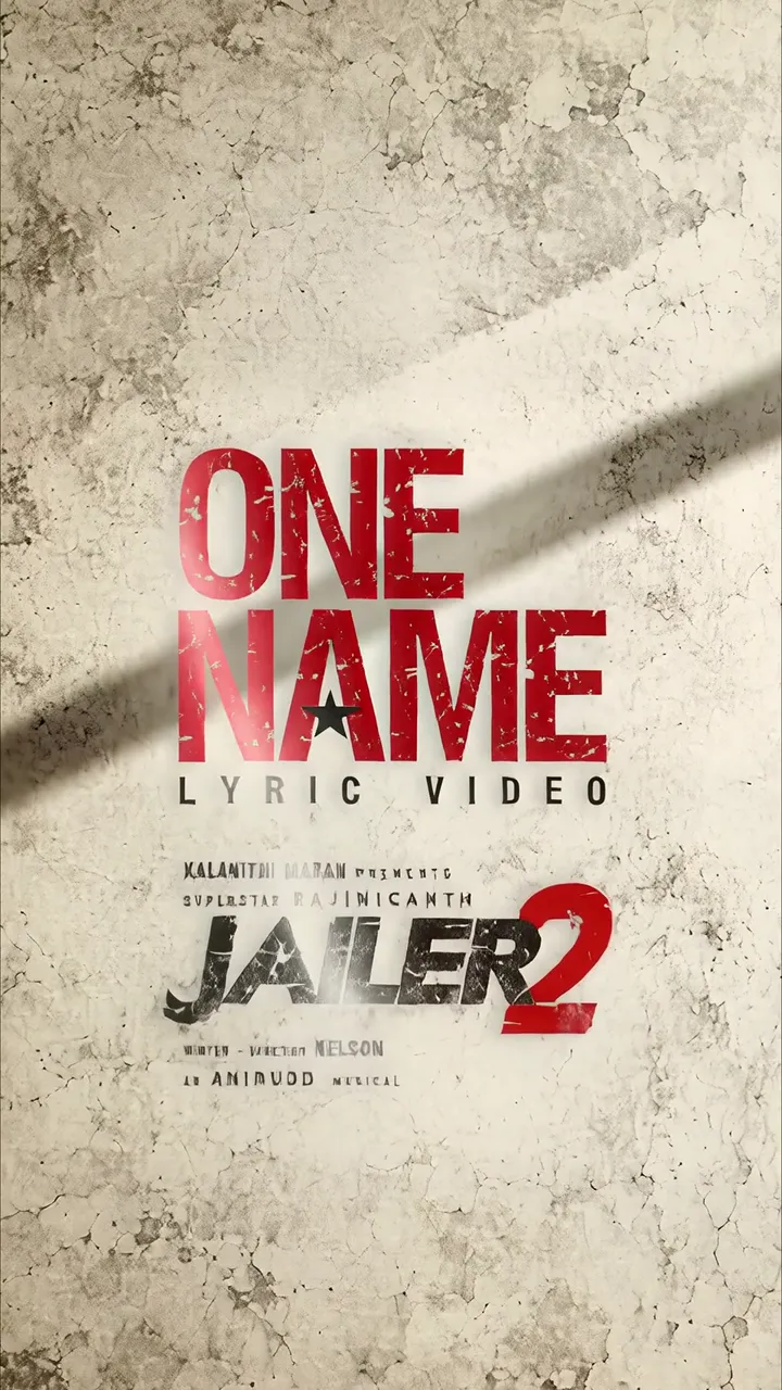 One Name Lyric Video Jailer 2 Rajinikanth