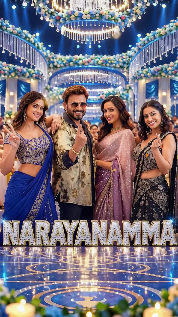 Narayanaamma Movie Celebration With Four Celebrities In Luxury Hall