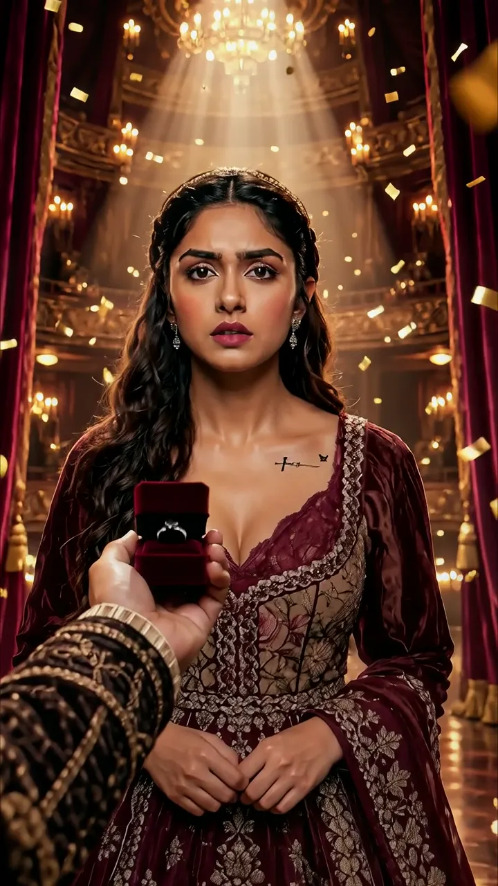 Anya Pandey Elegant Proposal In Grand Opera House