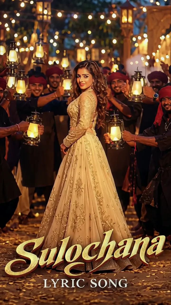 Sulochana Lyric Song Golden Lantern Dance Scene