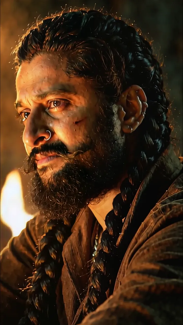 Nani With Braided Hair And Nose Ring in the paradise