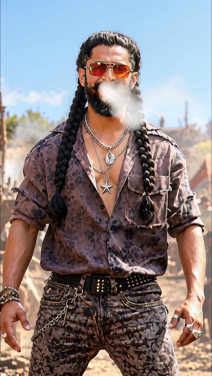 Ranveer Singh Smoking Cool Dude Desert Scene