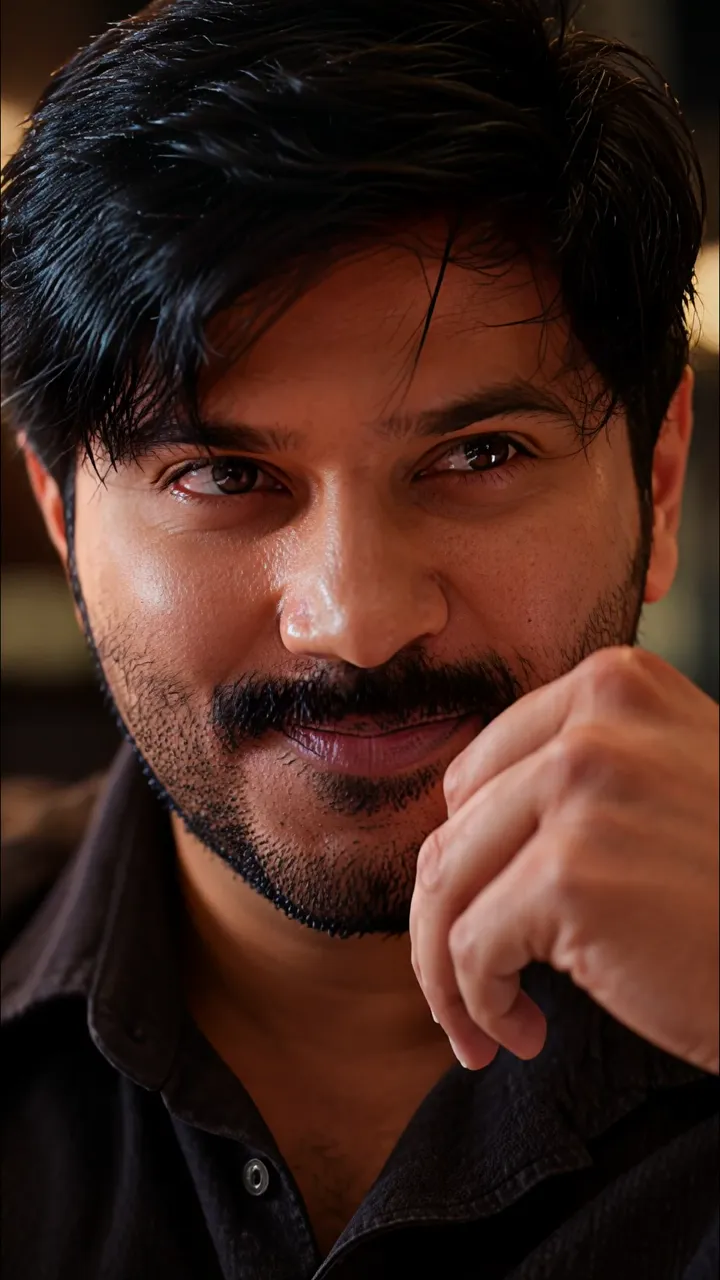Dhanush Thoughtful Portrait With Hand On Chin